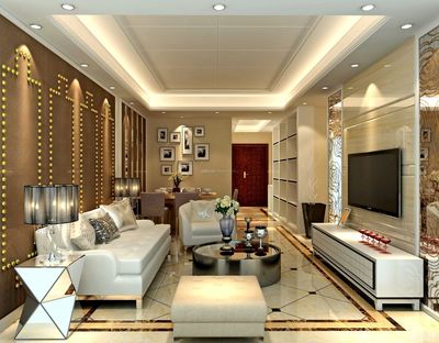 90平米住宅室內(nèi)裝飾裝修 豪華家裝效果圖大全
